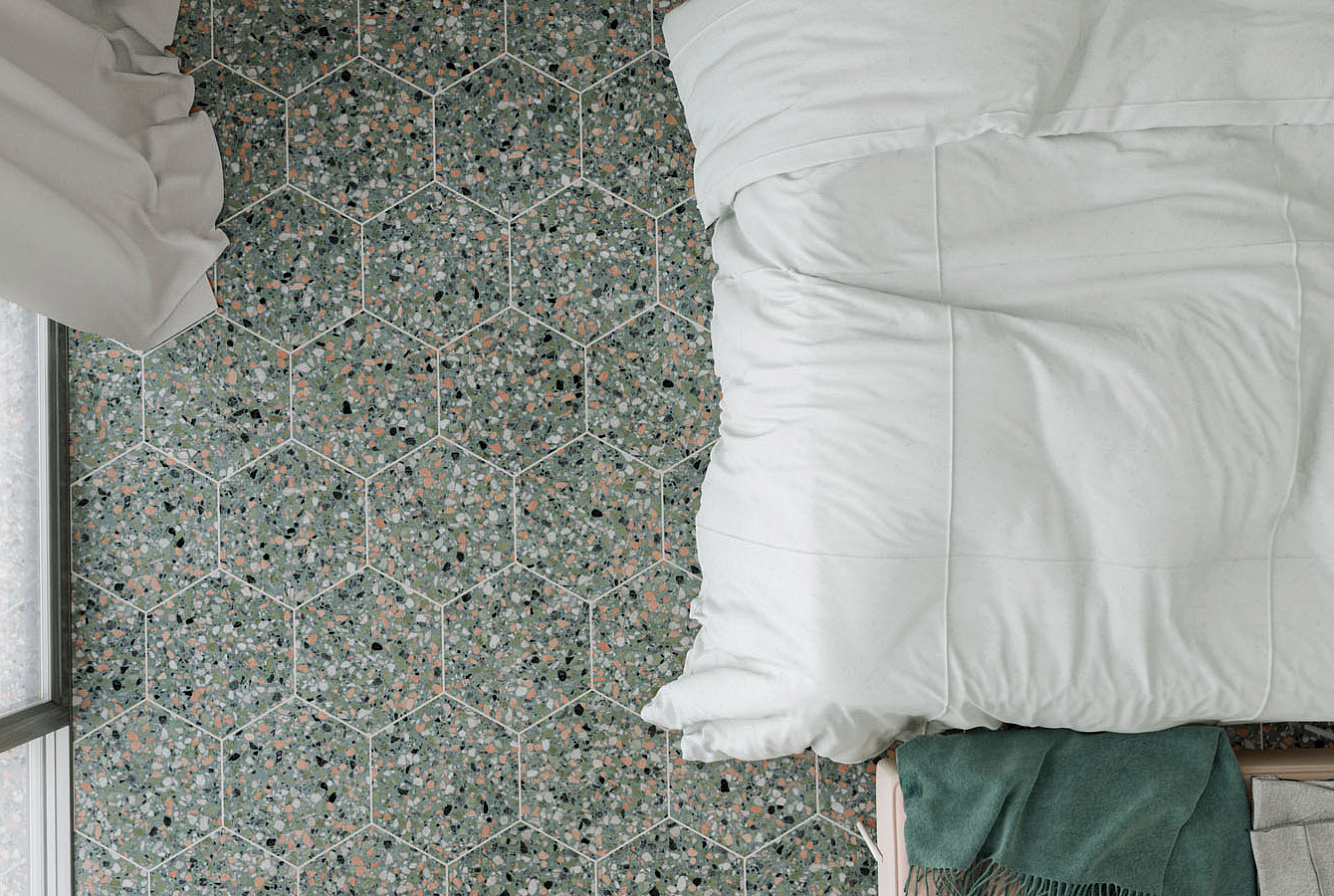 Керамогранит DNA TILES Terrazzo Teal